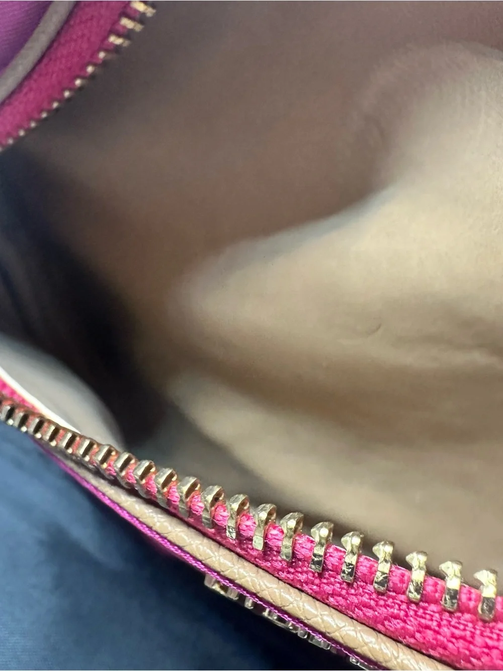 Michael Kors Hot Pink Nylon Belt Bag Fanny Pack Gold Hardware Adjustable Strap